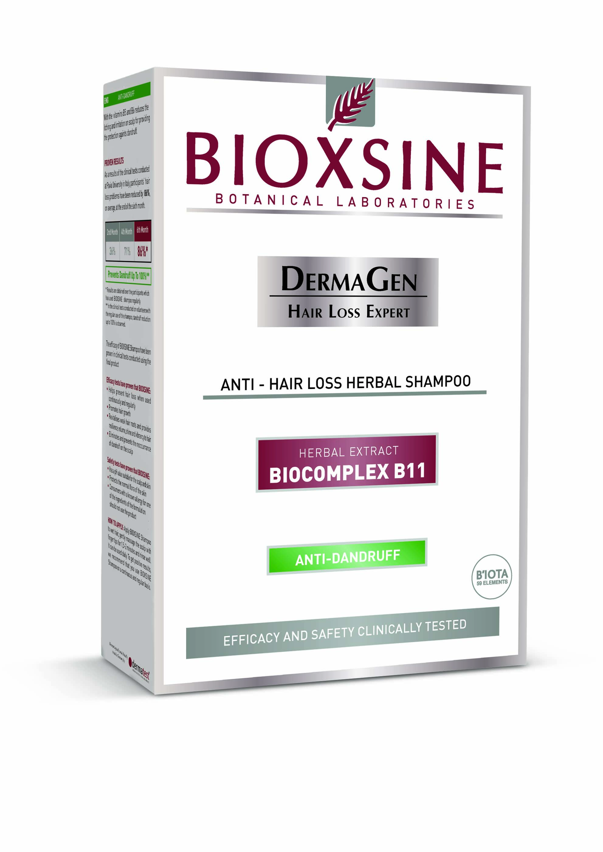 Bioxsine šampón proti vypadávaniu vlasov proti lupinám 300 ml